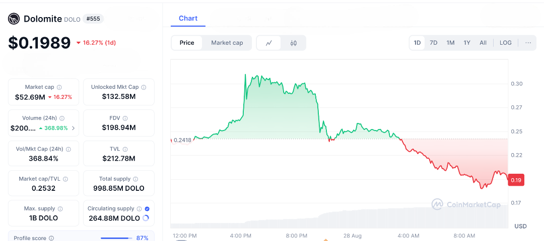 From Invisible to Explosive—DOLO’s Binance Debut Sends Prices Flying! 