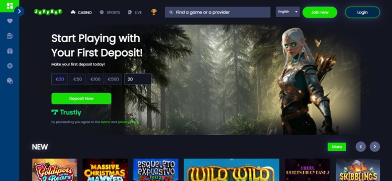 Jeffbet mobile-optimized platform displaying welcome bonuses and crypto casino australia 2025 gaming options