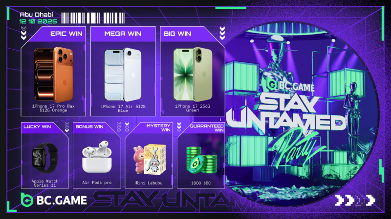 BC.GAME’s “Stay Untamed” Breakpoint Eve party tops 1,200 sign-ups, with DubVision and Mari Ferrari headlining 7