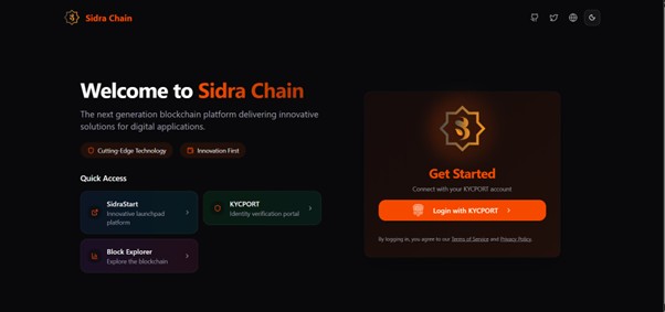Sidra Chain blockchain platform specializing in halal supply chain and Islamic finance tokenization