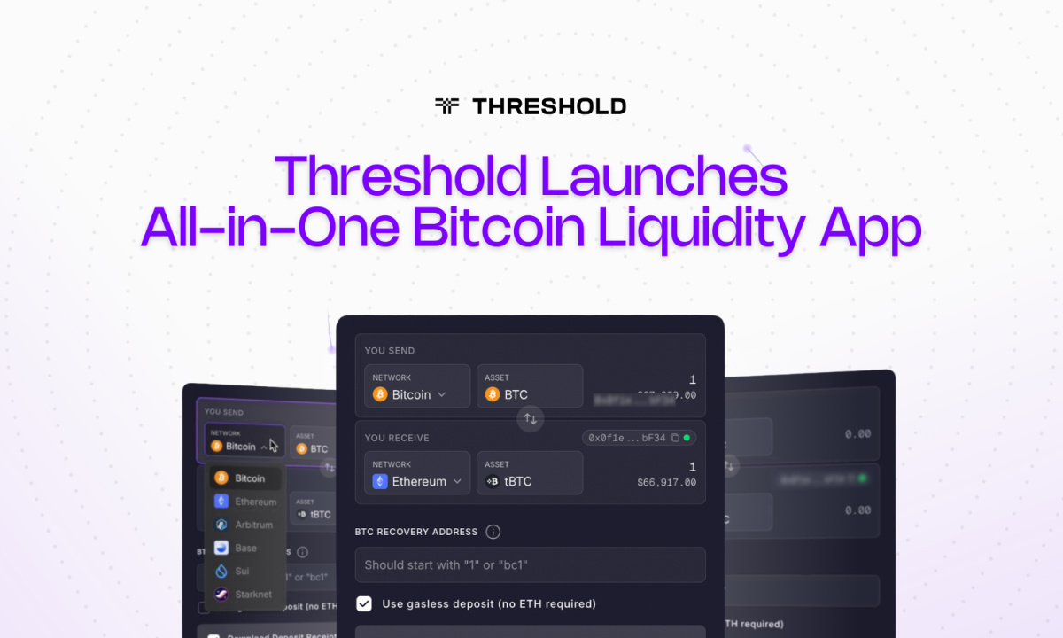 Threshold Launches All-in-One Bitcoin Liquidity App 3 Threshold Launches All-in-One Bitcoin Liquidity App