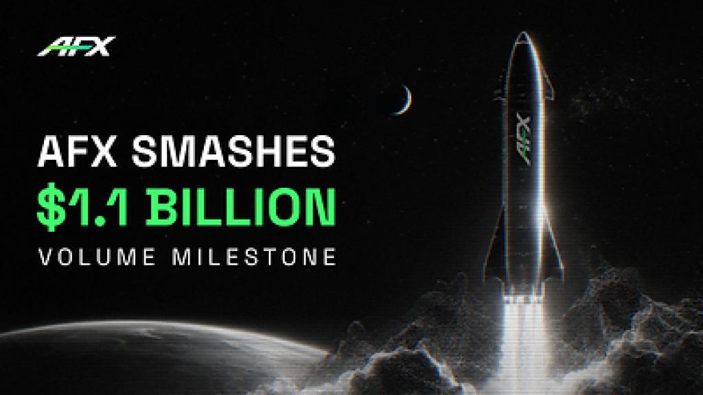 AFX Surpasses $1.1 Billion in Total Trading Volume, Highlighting Capital Efficiency in On-Chain Derivatives 3 AFX Surpasses $1.1 Billion in Total Trading Volume, Highlighting Capital Efficiency in On-Chain Derivatives