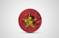 Vietnam Flag Bitcoin Cryptocurrency Coin D Rendering 601748 4390